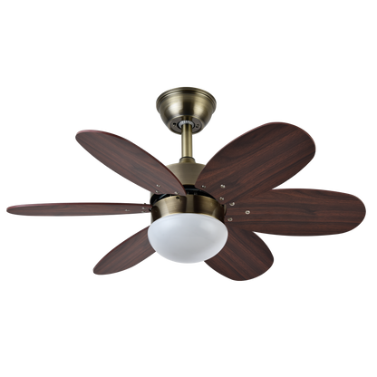 Ventilador de techo moderno con luz, perfecto para el hogar