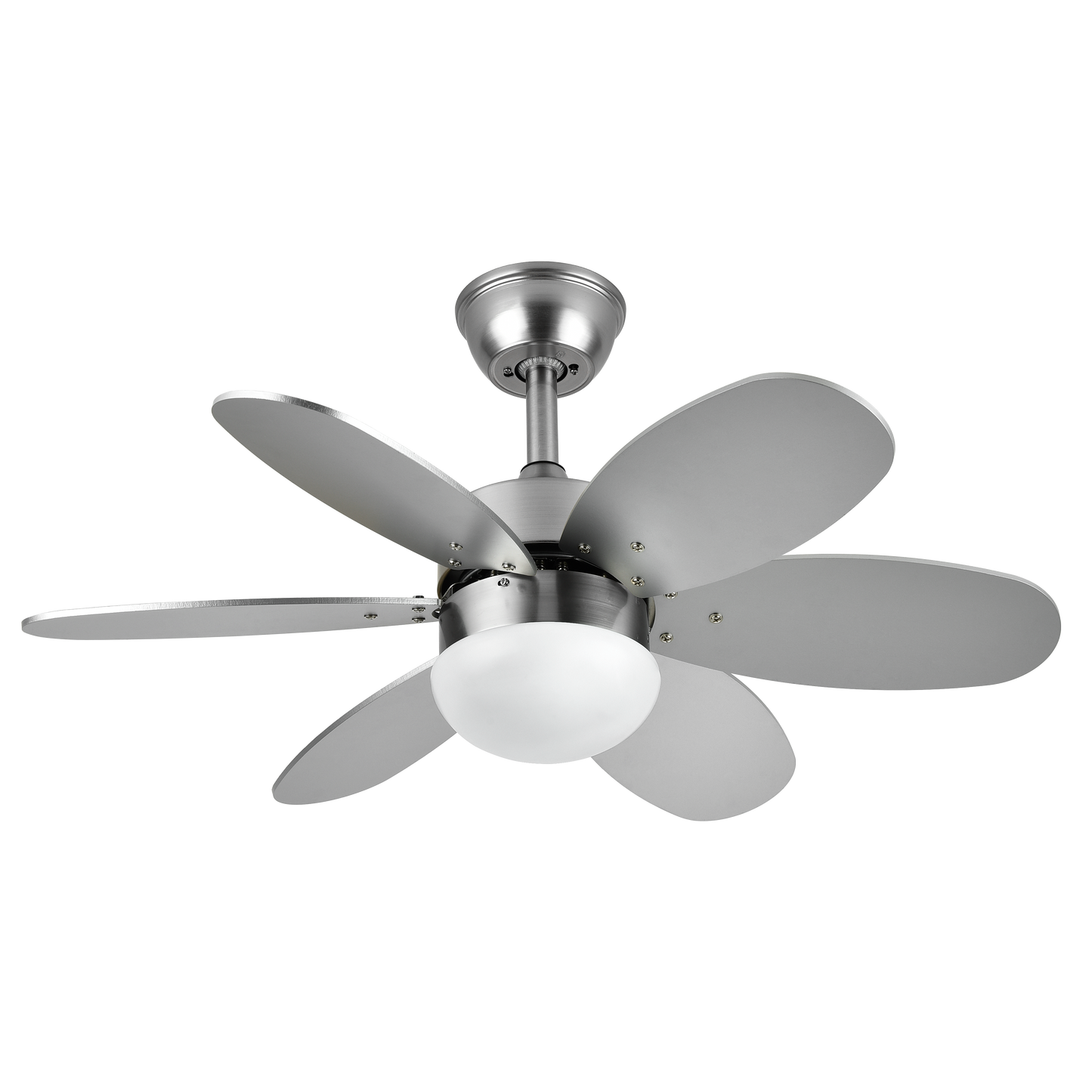 Elegante ventilador de techo con aspas reversibles ideal para interior