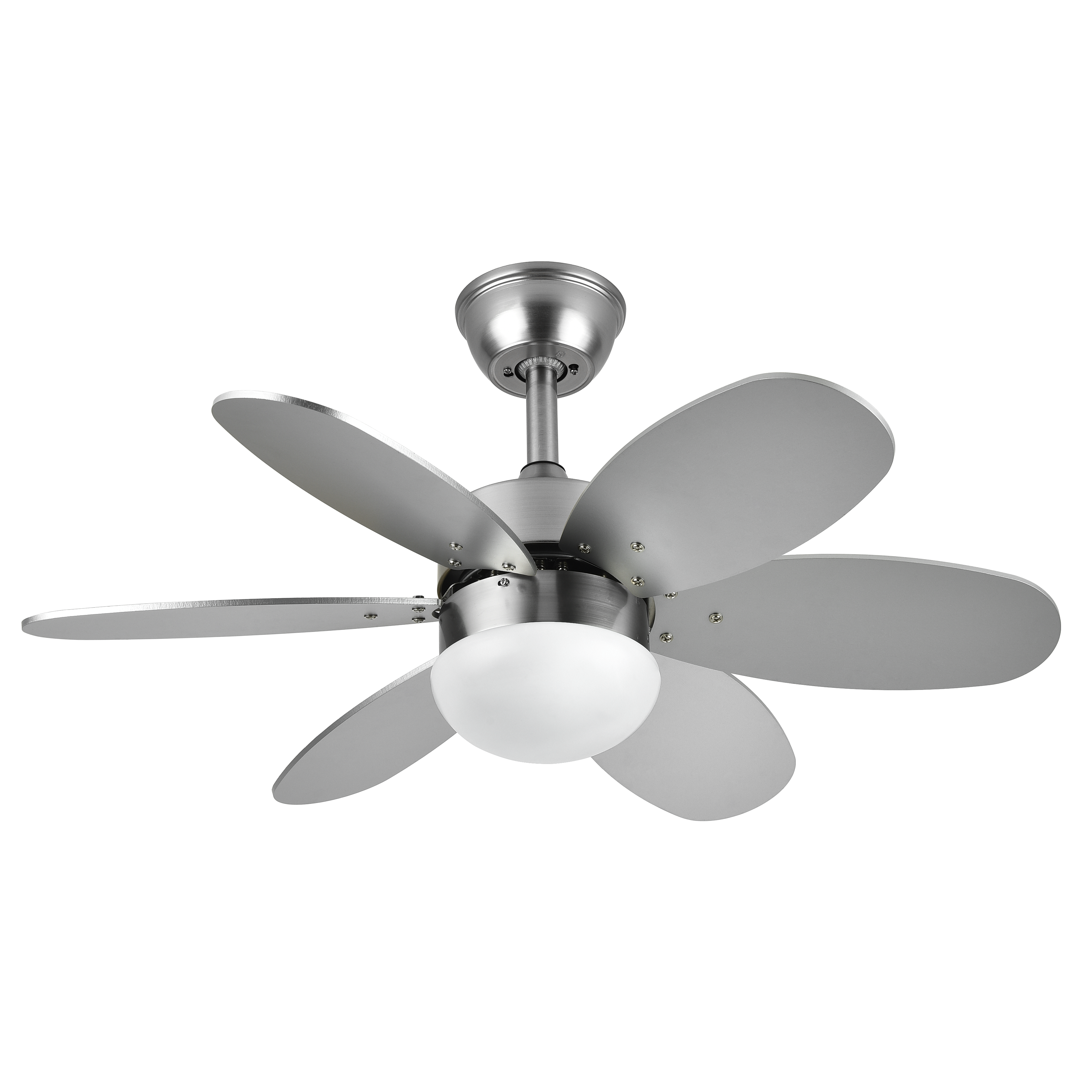 Elegante ventilador de techo con aspas reversibles ideal para interior