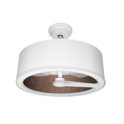 Ventilador de techo con luz LED regulable ideal para interior doméstico