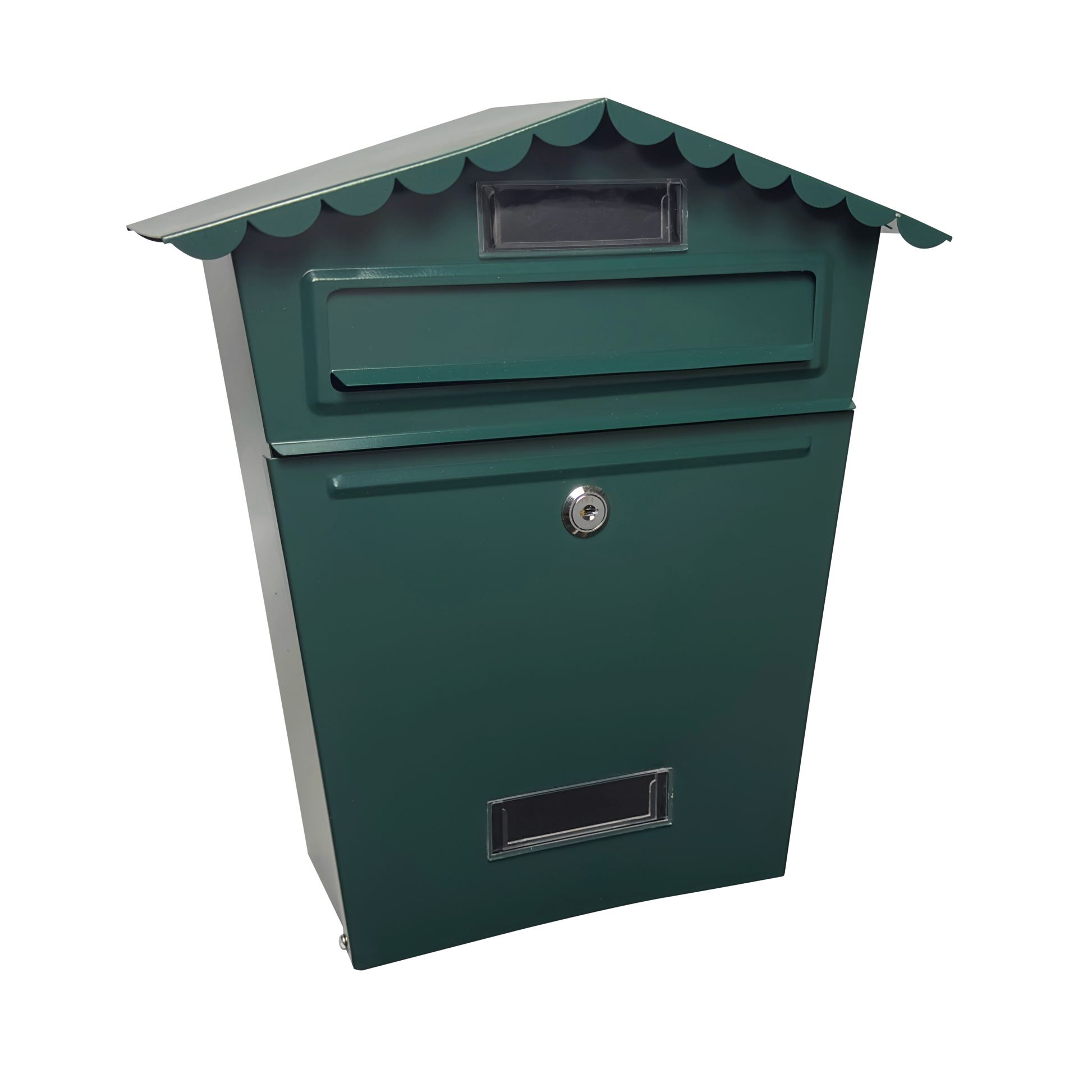 Buzón metálico moderno, perfecto para exterior y resistente a la intemperie