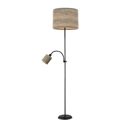Lámpara de pie con lector regulable en altura y orientable Armonia