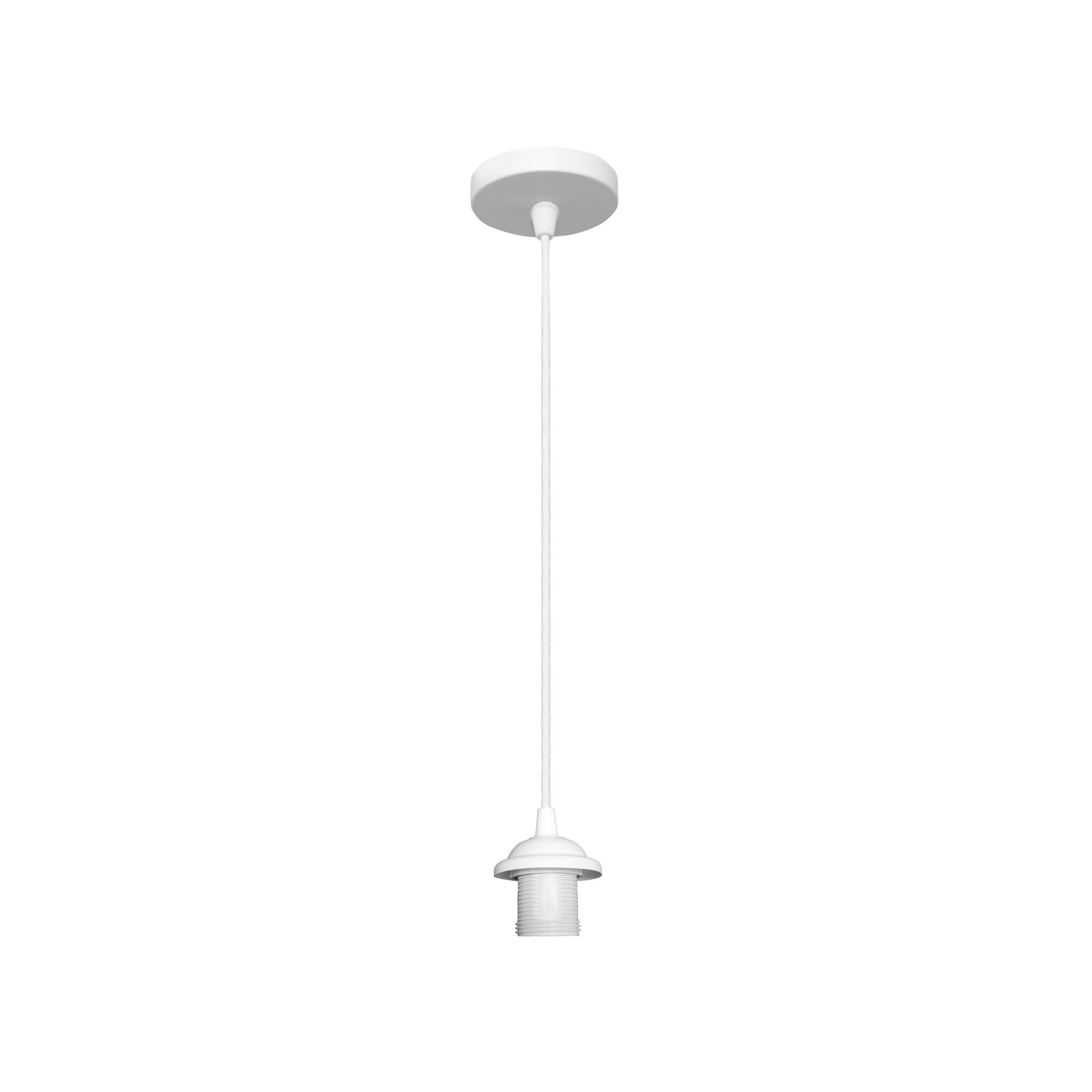 Armazón colgante Disco blanco E27 de Fabrilamp, ideal para interiores. Compra en luzguru.com