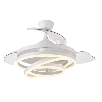 Ventilador techo KAI con iluminación LED integrada de 72W, ideal para iluminar salones y comedores