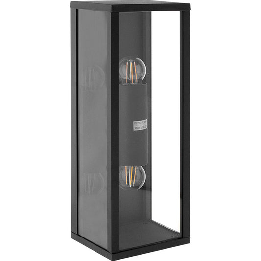 Nozelo Aplique Exterior LUMIT 123560255 con protección IP44 y diseño moderno en antracita, ideal para iluminar tu entrada con estilo.