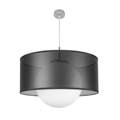Colgante moderno con altura regulable entre 60 y 106 cm, ideal para interiores