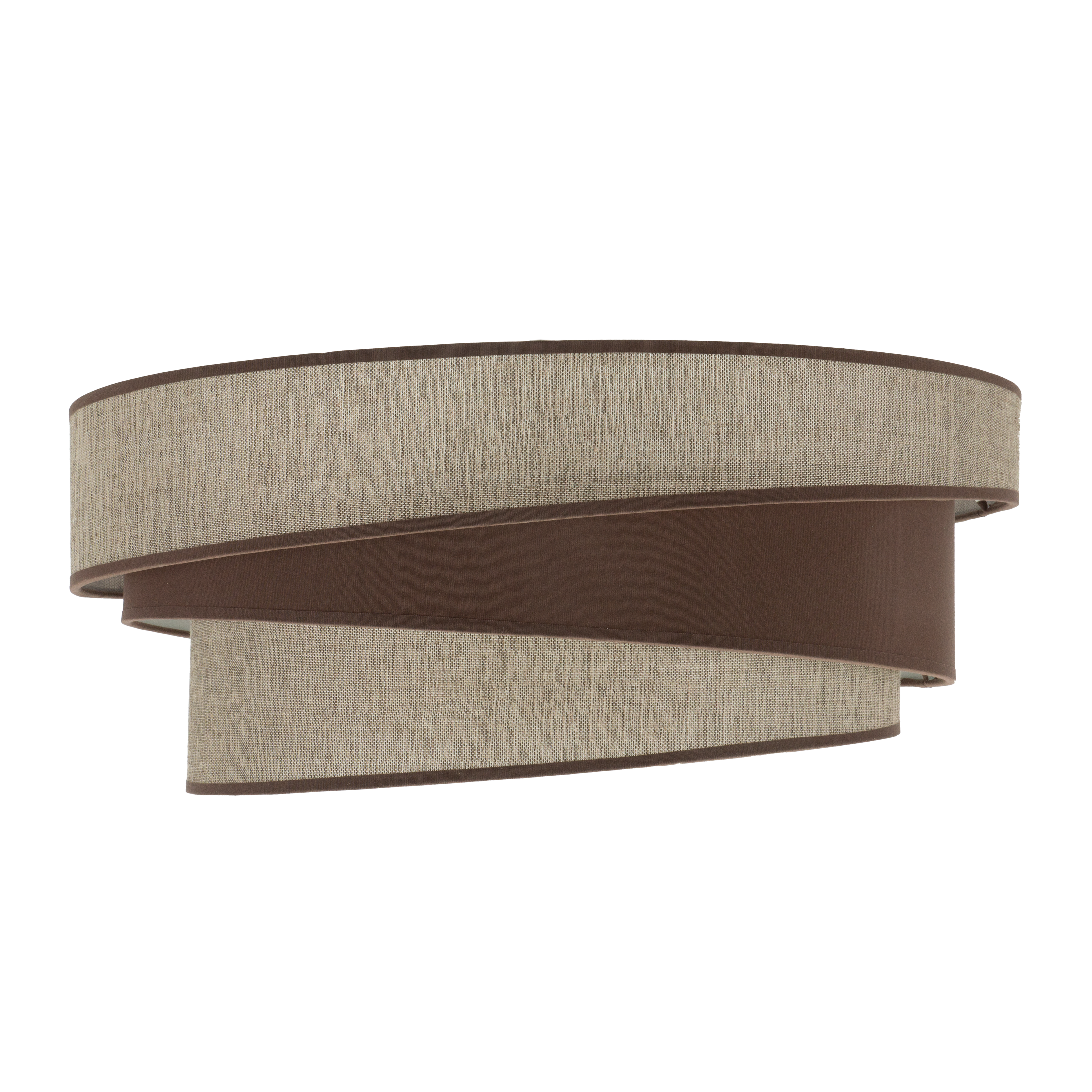 Pantalla colgante M10 Hara Marrón, vista frontal, Fabrilamp