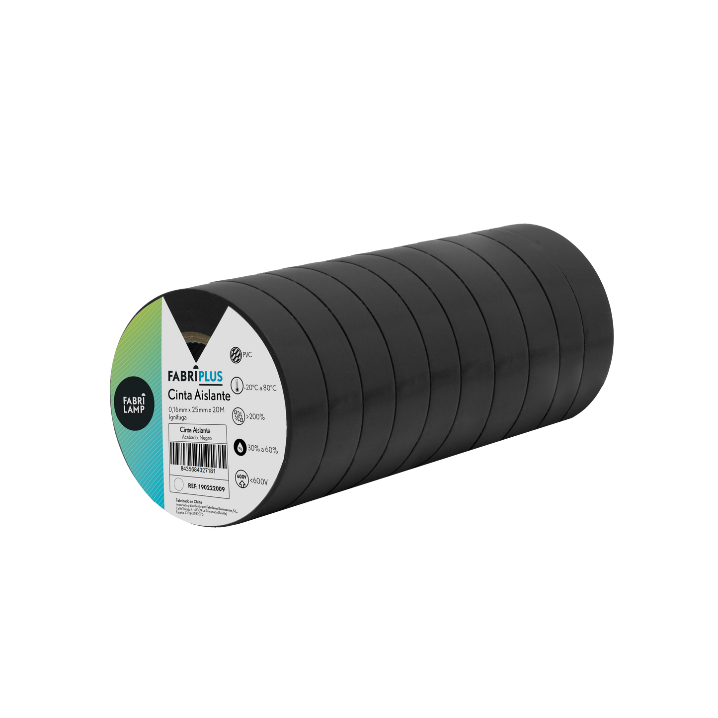 Rollo de cinta aislante flexible, ideal para el taller