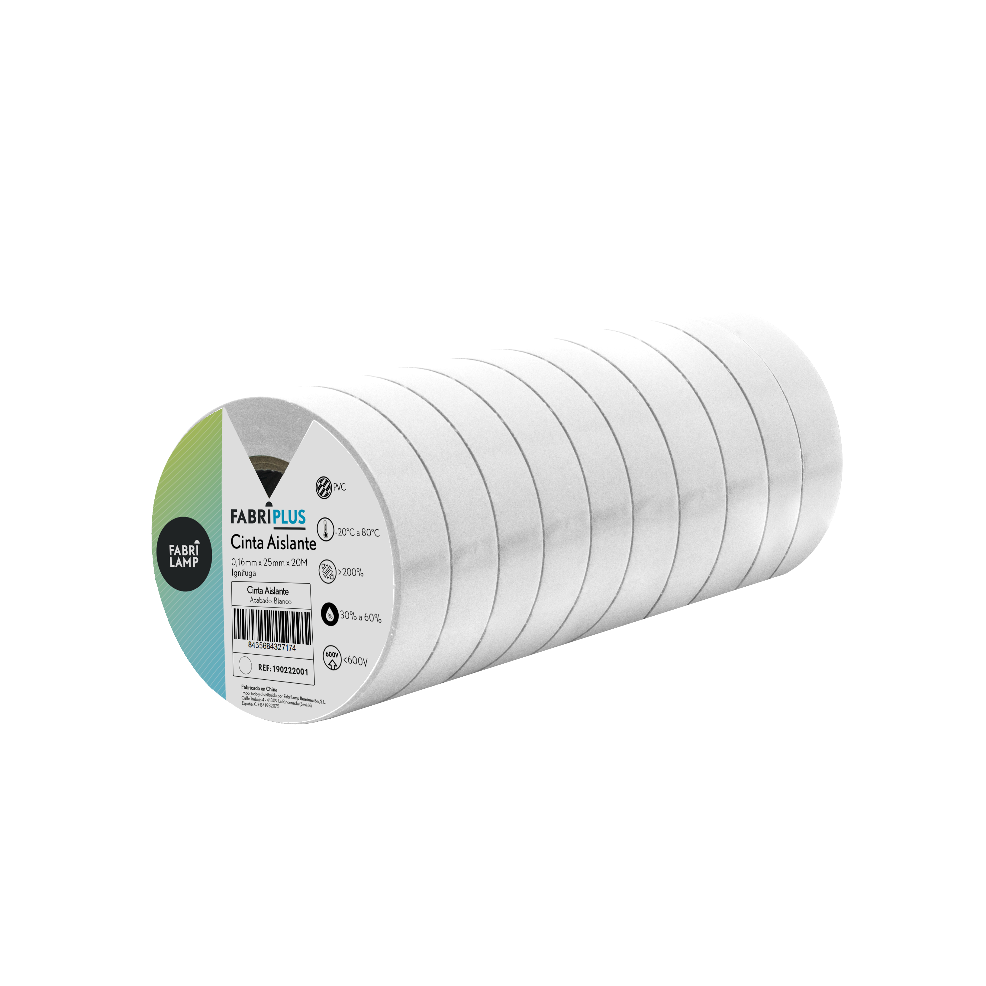 Cinta aislante flexible y duradera ideal para instalaciones eléctricas