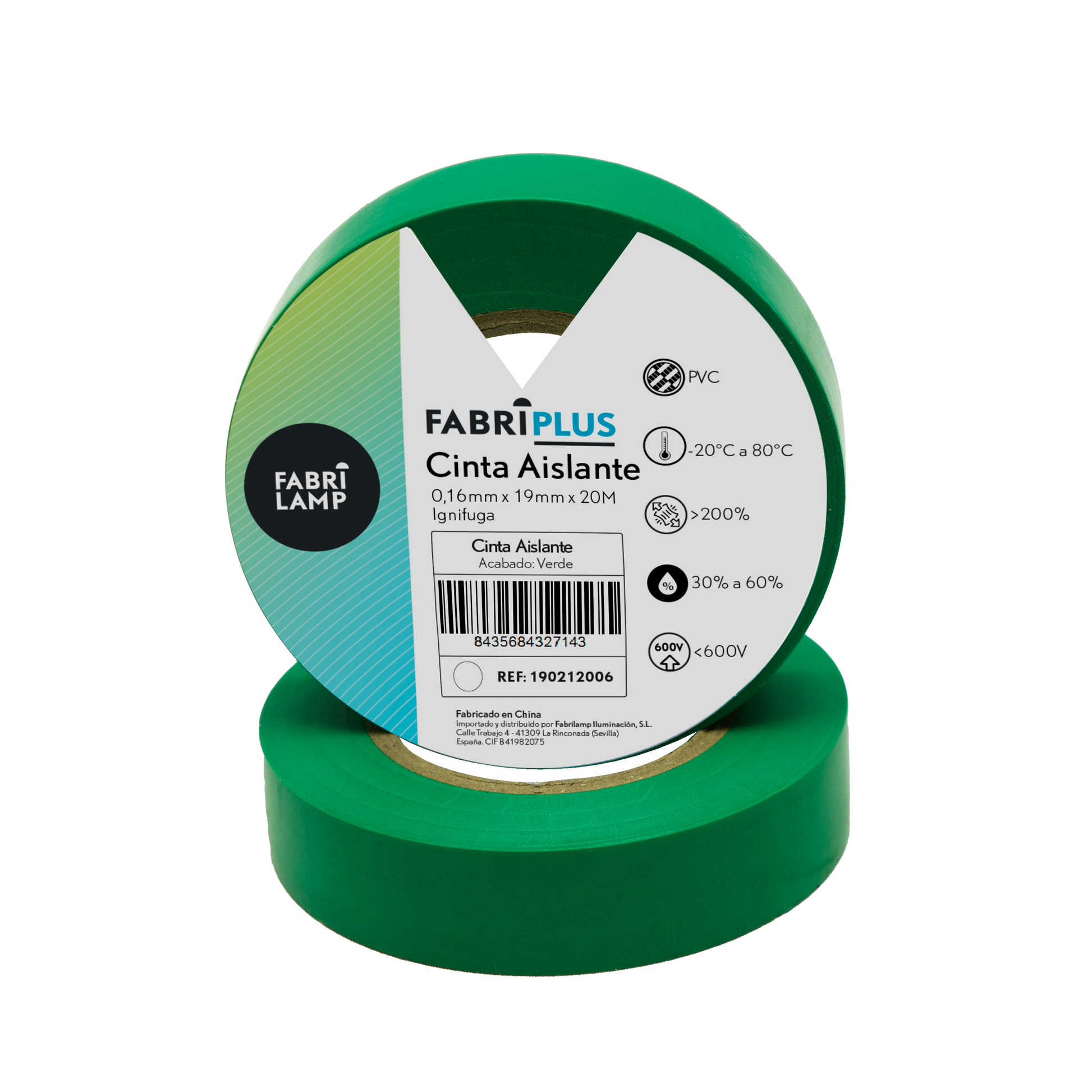 Cinta aislante flexible ideal para instalaciones eléctricas