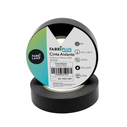 Cinta aislante electricista soporta hasta 600V