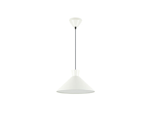 Lámpara Colgante Cono 36 cm Gris Perla Mate Schuller - vista principal | Schuller