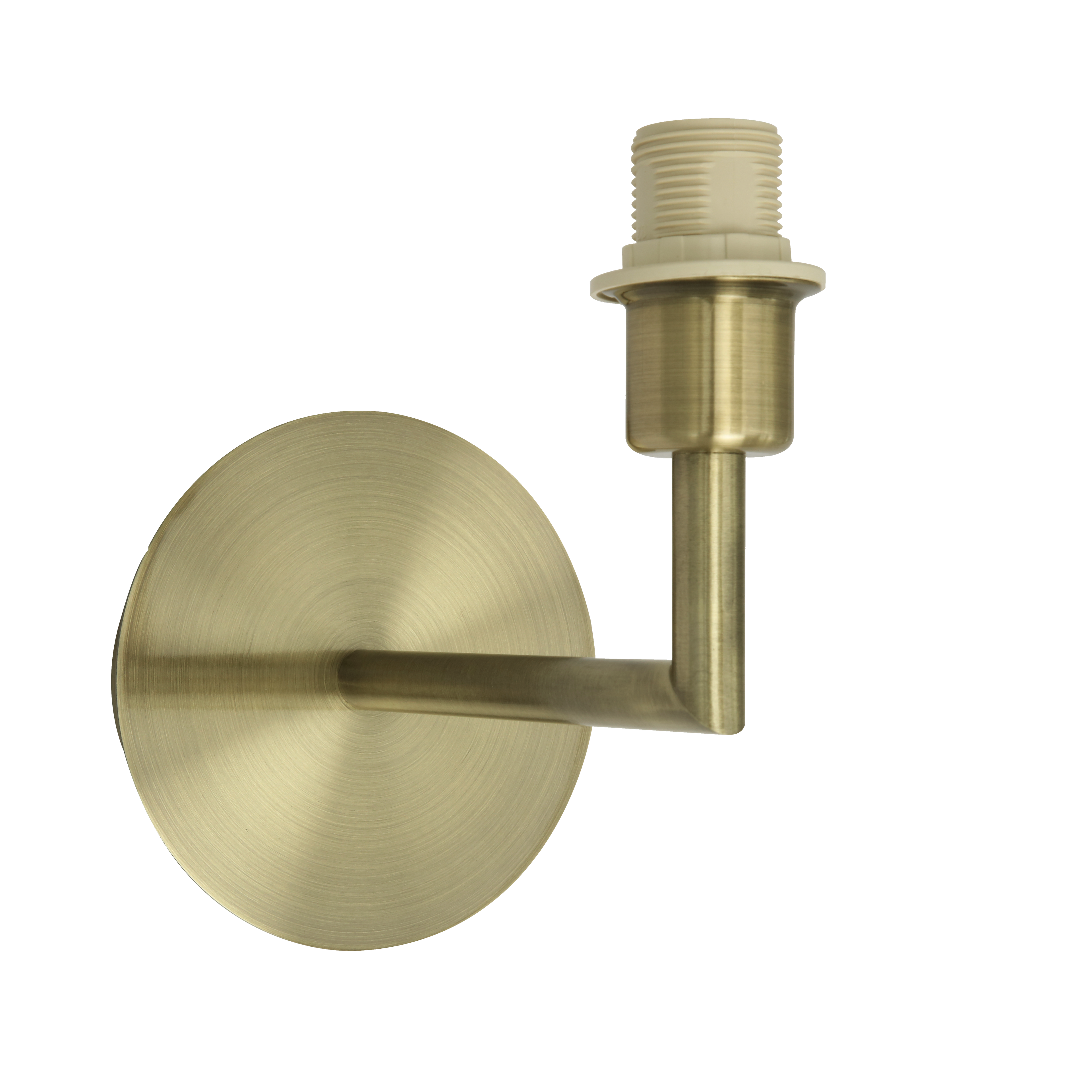 Aplique Zanco Fabrilamp / Abrila fabricado en metal color cuero