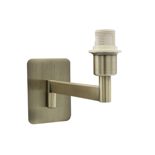 Aplique Pivo fabricado en metal color cuero