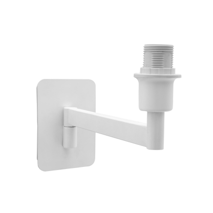 Aplique E14 con brazo abatible para dirigir la luz con precisión