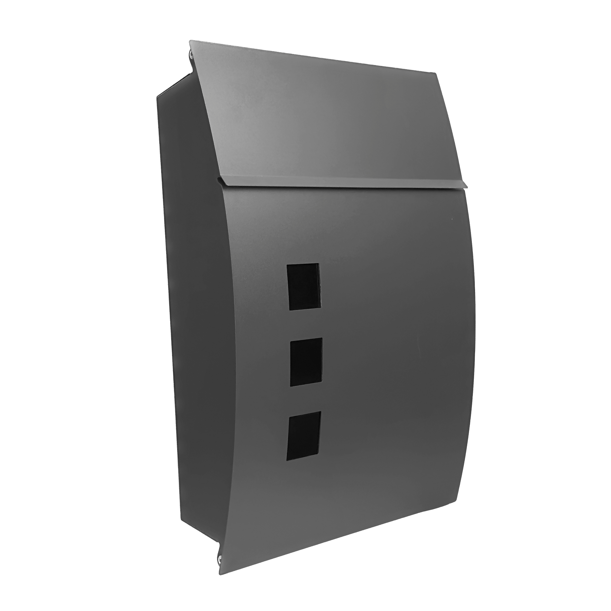 Elegante buzón de acero galvanizado, perfecto para exteriores