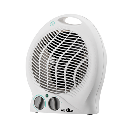 Termoventilador eléctrico Candil 2000W blanco de Fabrilamp, vista frontal.