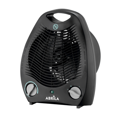 Termoventilador Eléctrico Candil 2000W Negro, Fabrilamp, vista frontal