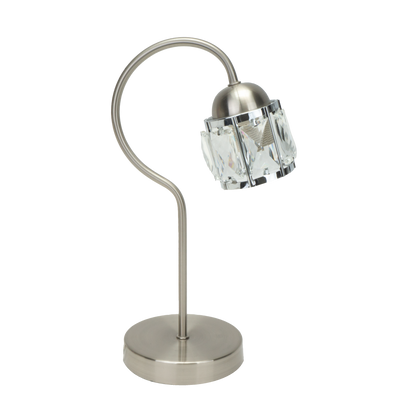 Sobremesa Noble Niquel/Cromo de Fabrilamp: Iluminación elegante y clásica para tu hogar.