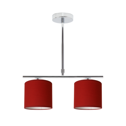 Lámpara Planetario fabricada en cromo color rojo, ideal para iluminar tu hogar con estilo clásico