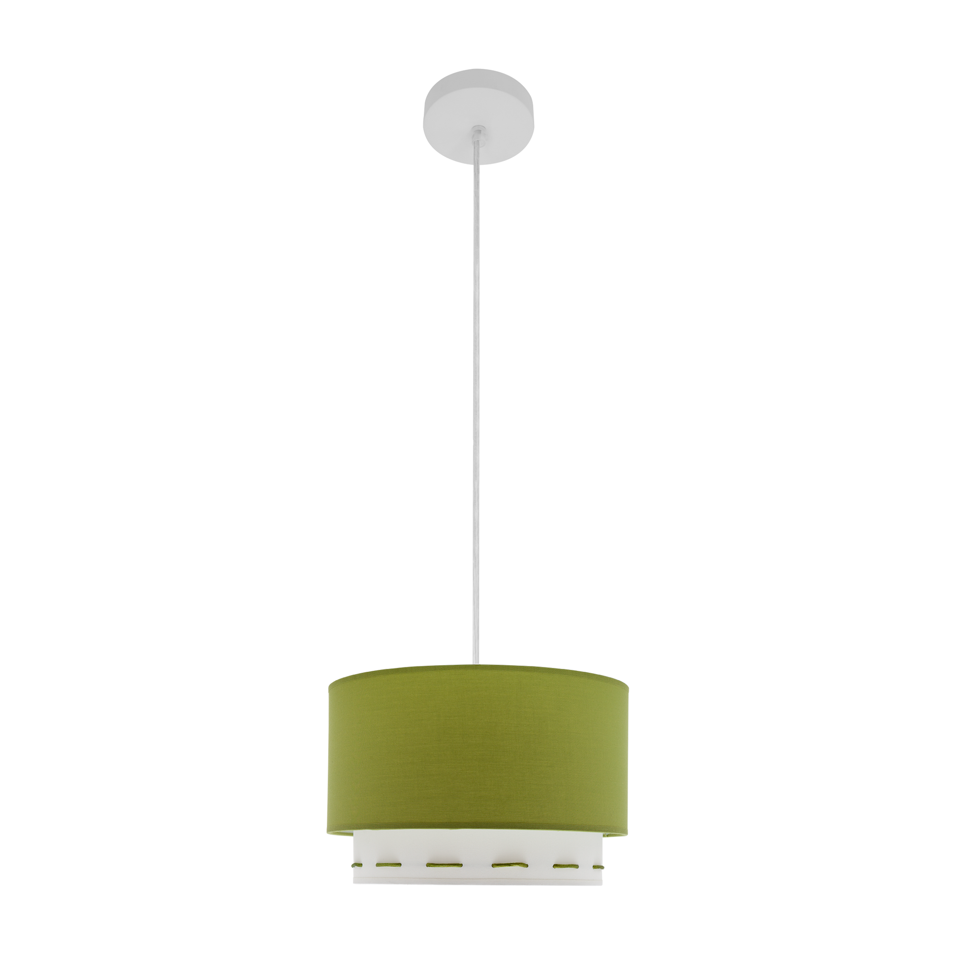 Colgante Trazos Verde 30cm de Fabrilamp/Abrila, ideal para habitaciones infantiles.  Diseño moderno y elegante.