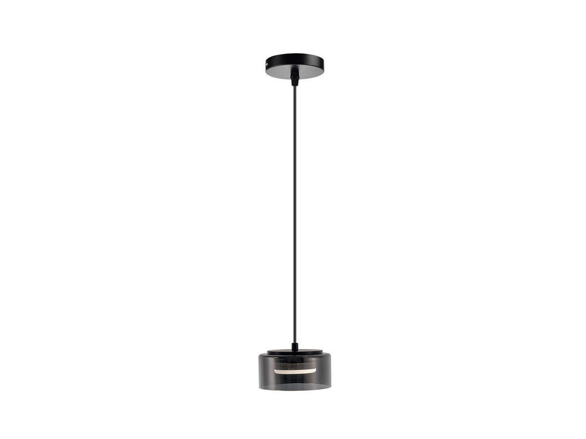 Lámpara Colgante Olaia 1 Luz Mate Schuller - Negro / Smoke | Schuller · Ref. 12652