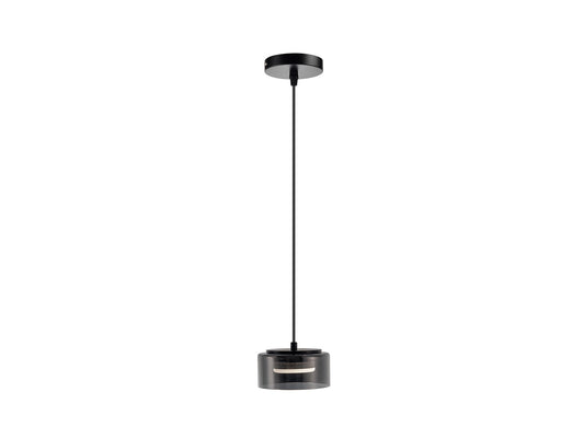 Lámpara Colgante Olaia 1 Luz Mate Schuller - Negro / Smoke | Schuller · Ref. 12652