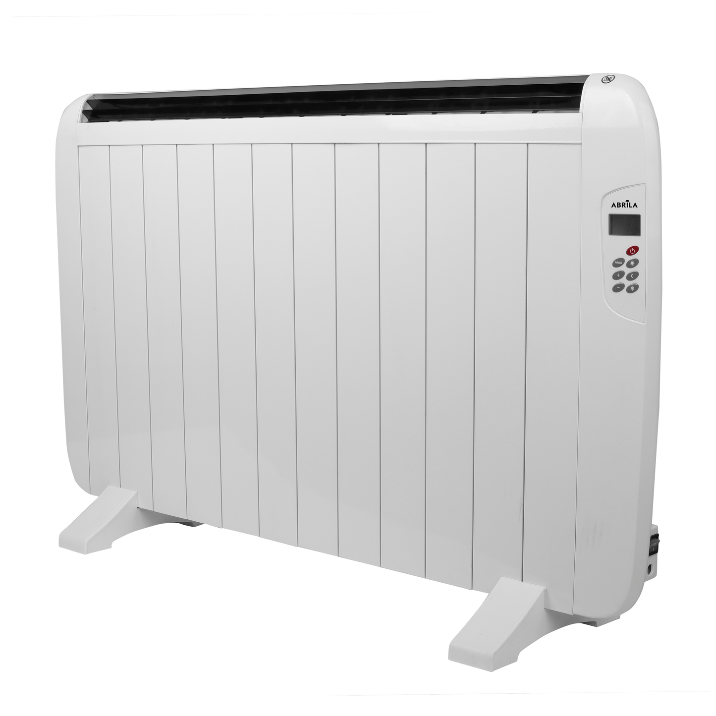 Emisor Térmico Gaban 1800W de Fabrilamp en aluminio blanco con mando a distancia y temporizador.  luzguru.com