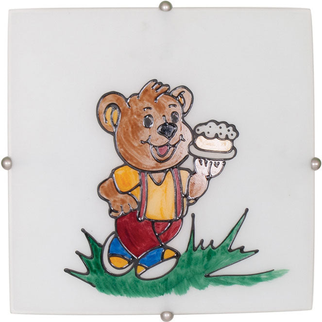 Plafón Infantil BRIER LUMIT Cuadrado Multi Colores ref. 1268*30*06