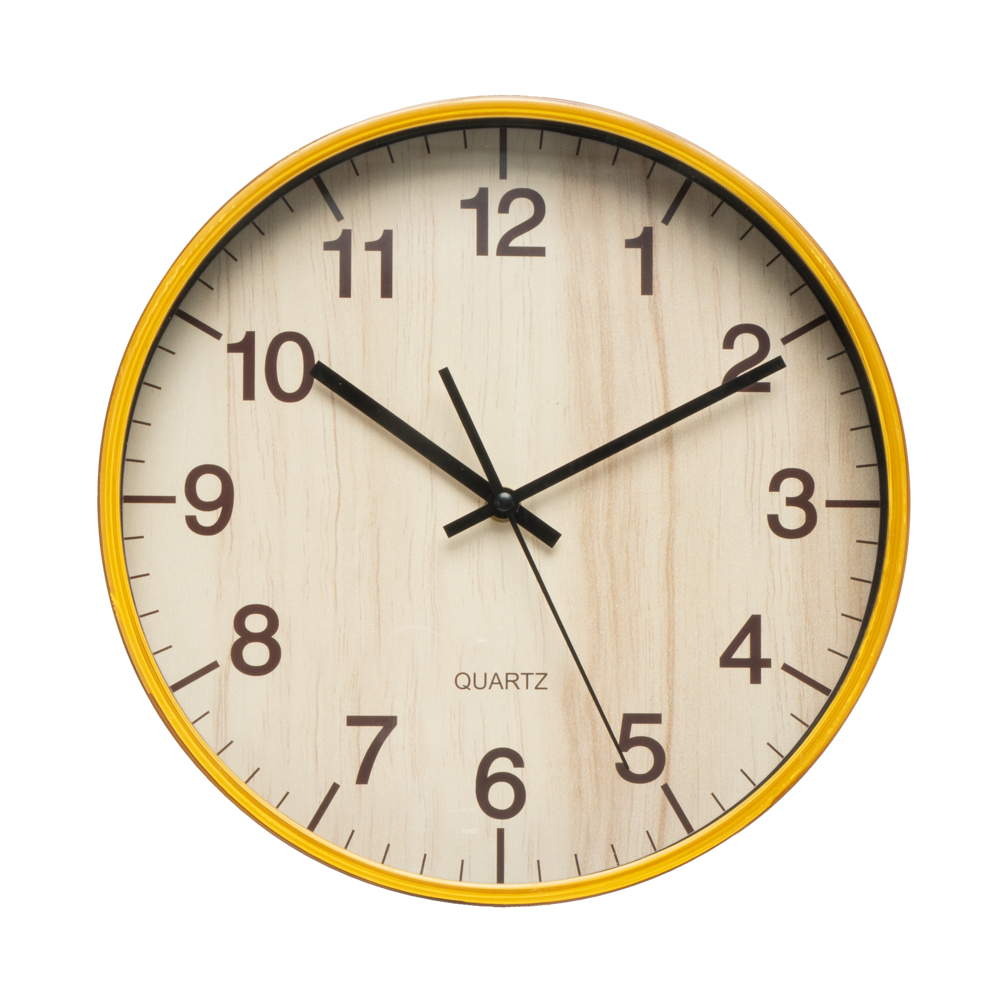 Reloj de pared Soyala Haya 30cm, vista frontal, Fabrilamp