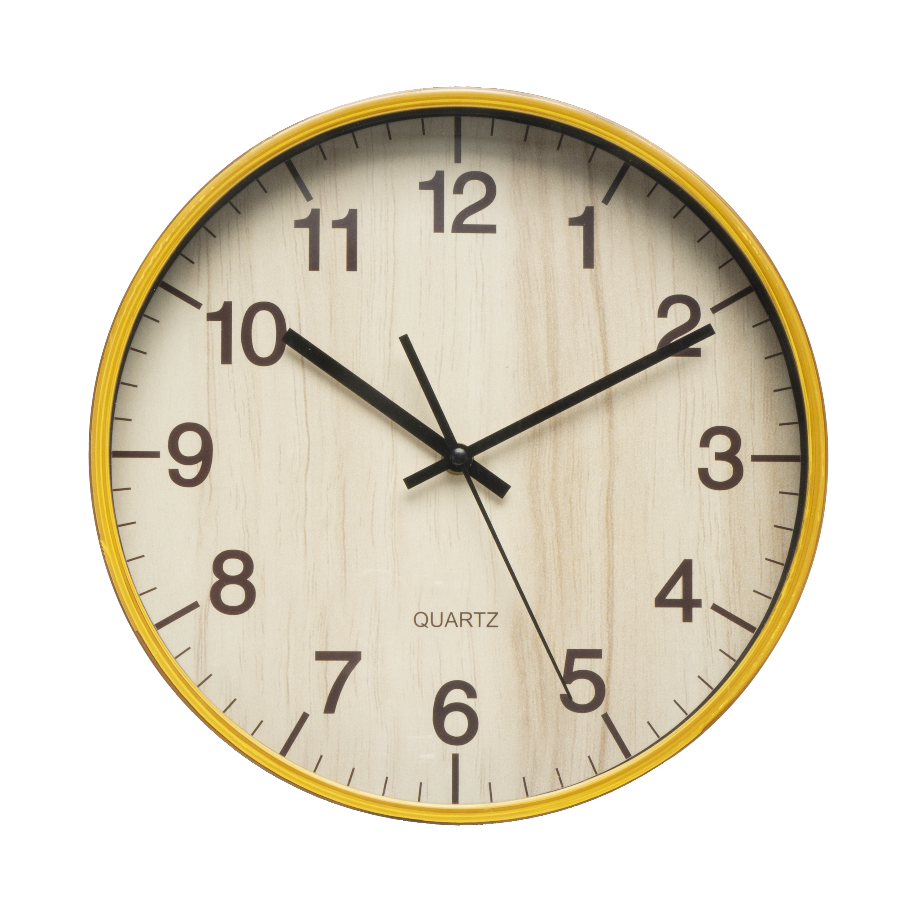 Reloj de pared Soyala Haya 30cm, vista frontal, Fabrilamp