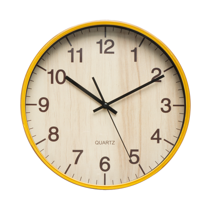 Reloj de pared Soyala Haya 30cm, vista frontal, Fabrilamp