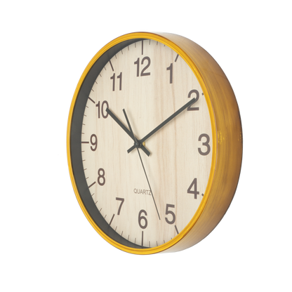 Reloj de pared Soyala Haya 30cm, vista frontal, Fabrilamp