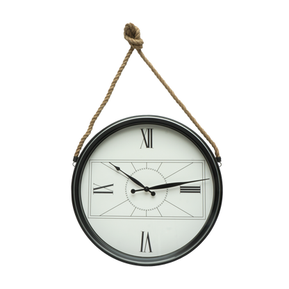Original reloj de pared estilo industrial, ideal para la decoración de interiores