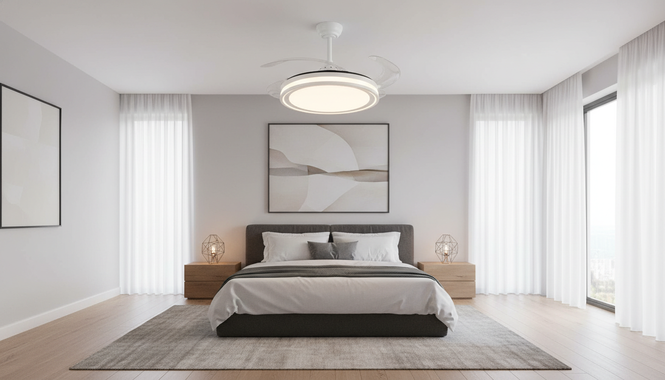 Ventilador de Techo DC Blanco Bandido Fabrilamp