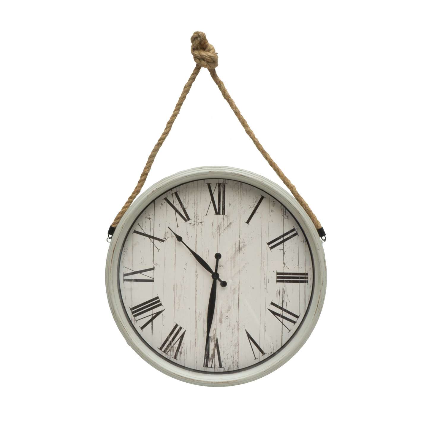 Reloj de Pared Zaman Blanco 50cm - Vista frontal, Fabrilamp