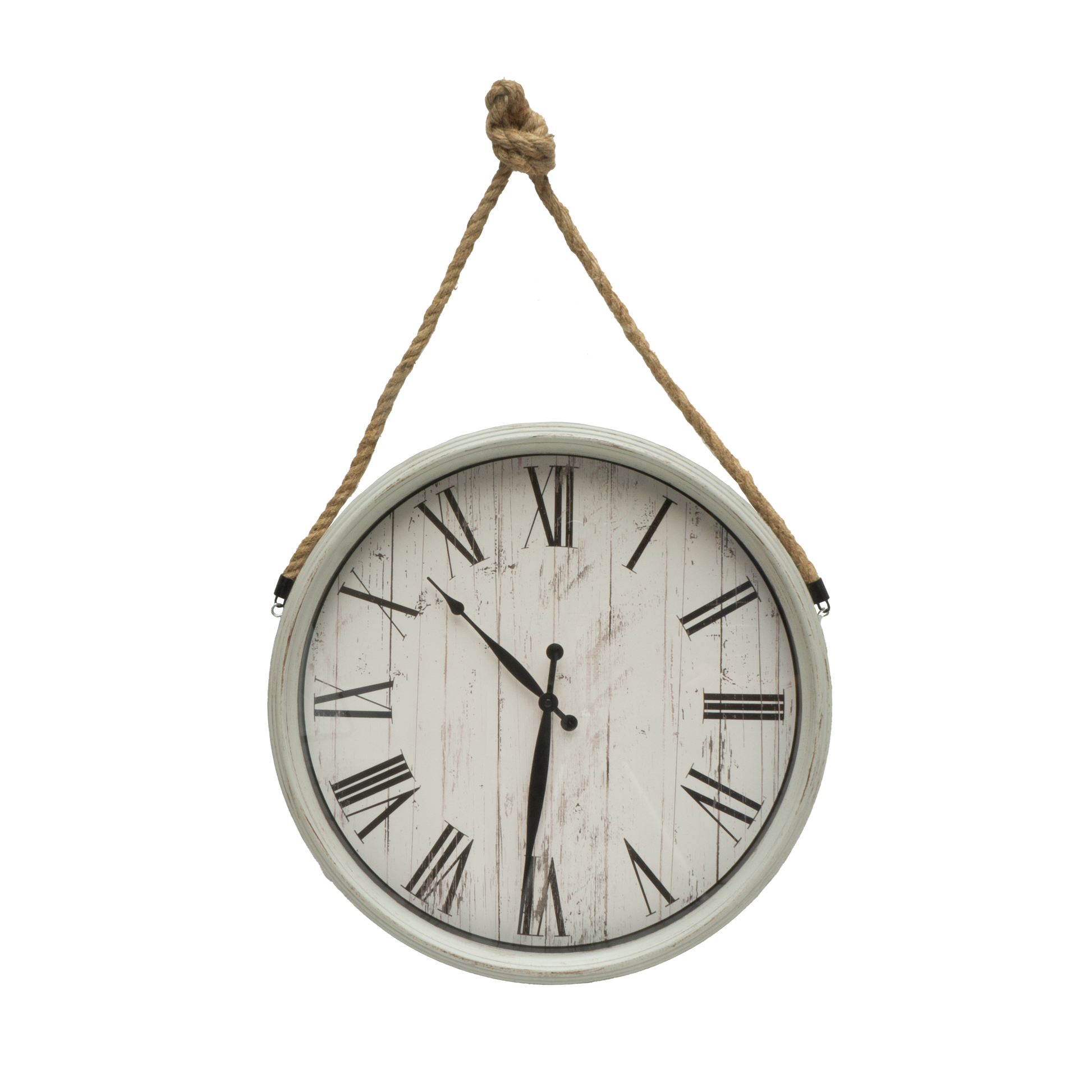 Reloj de Pared Zaman Blanco 50cm - Vista frontal, Fabrilamp