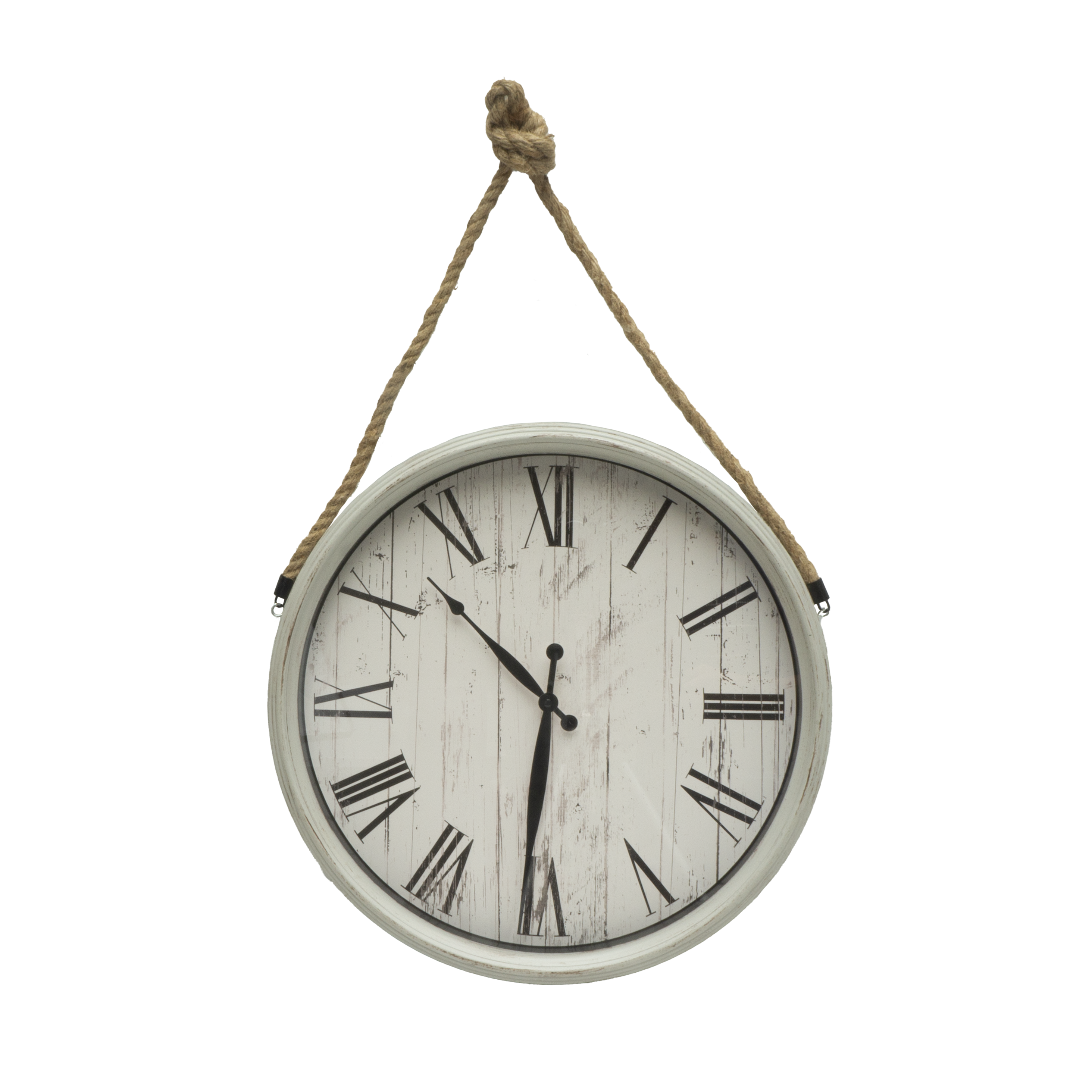 Reloj de Pared Zaman Blanco 50cm - Vista frontal, Fabrilamp