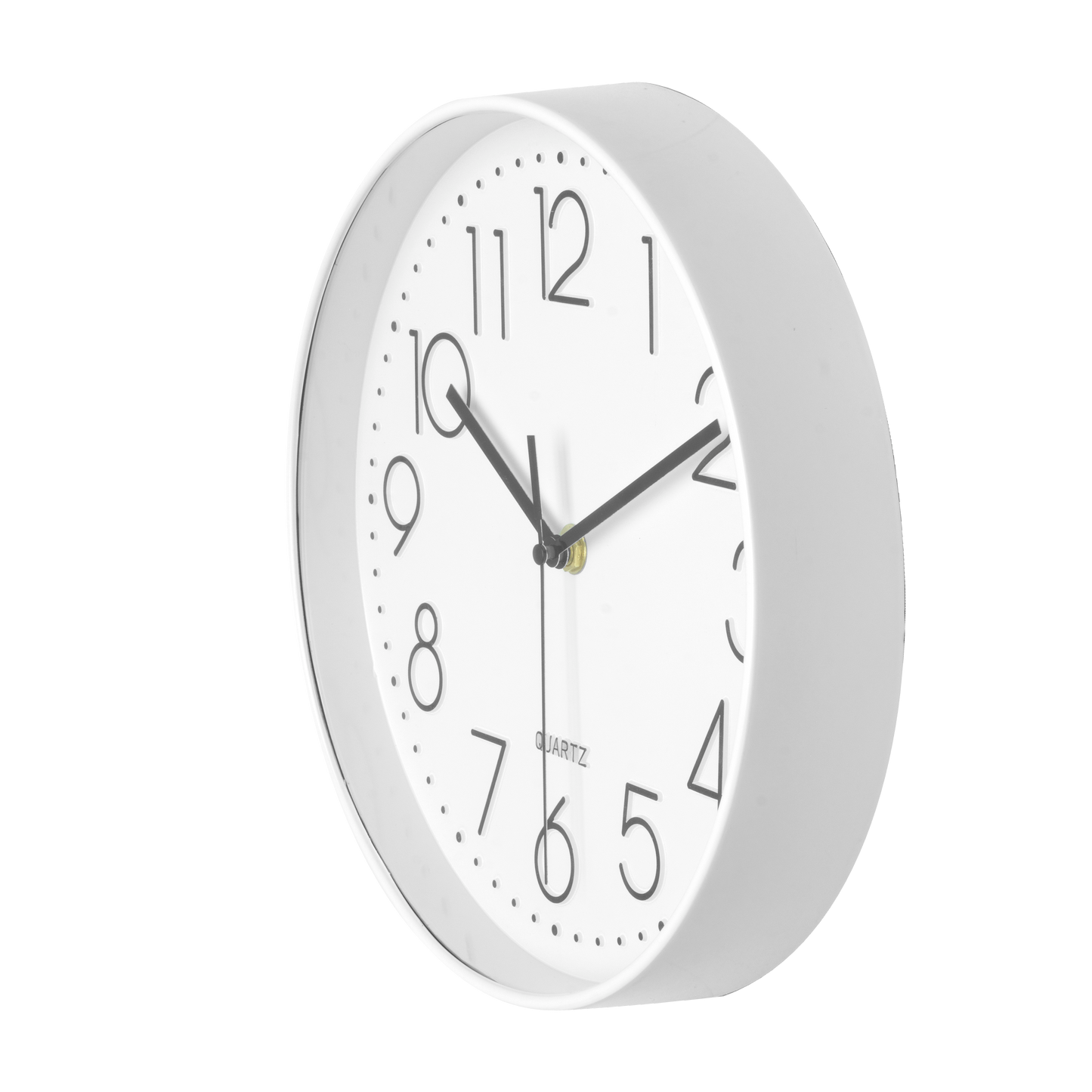 Reloj de pared Minuto Blanco 25cm, vista frontal, Fabrilamp