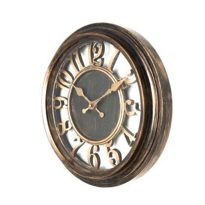 Original reloj de pared con diámetro de 32cm, perfecto para cualquier estancia