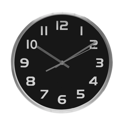 Moderno reloj de pared de 30cm, perfecto para cualquier estancia del hogar