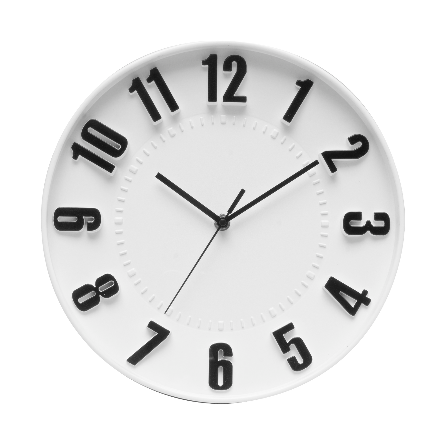 Discreto reloj de pared, ideal para dormitorio