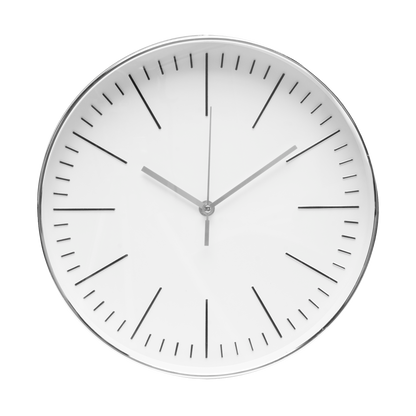 Minimalista reloj de pared, ideal para dormitorio