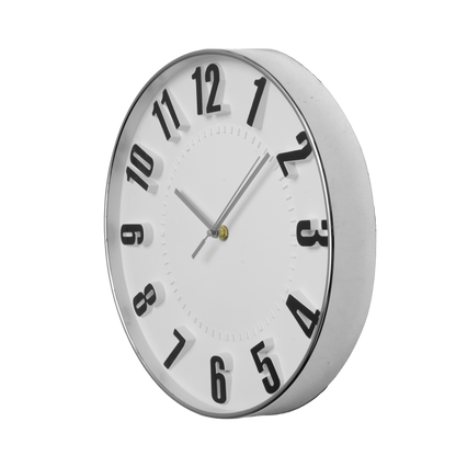 Original reloj de pared con movimiento continuo ideal para oficina