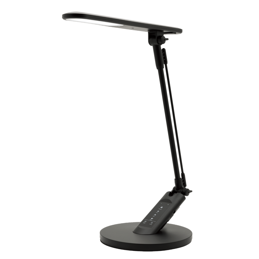 Flexo LED Clase 7W Negro de Fabrilamp con puerto USB y control táctil.  Compra en luzguru.com