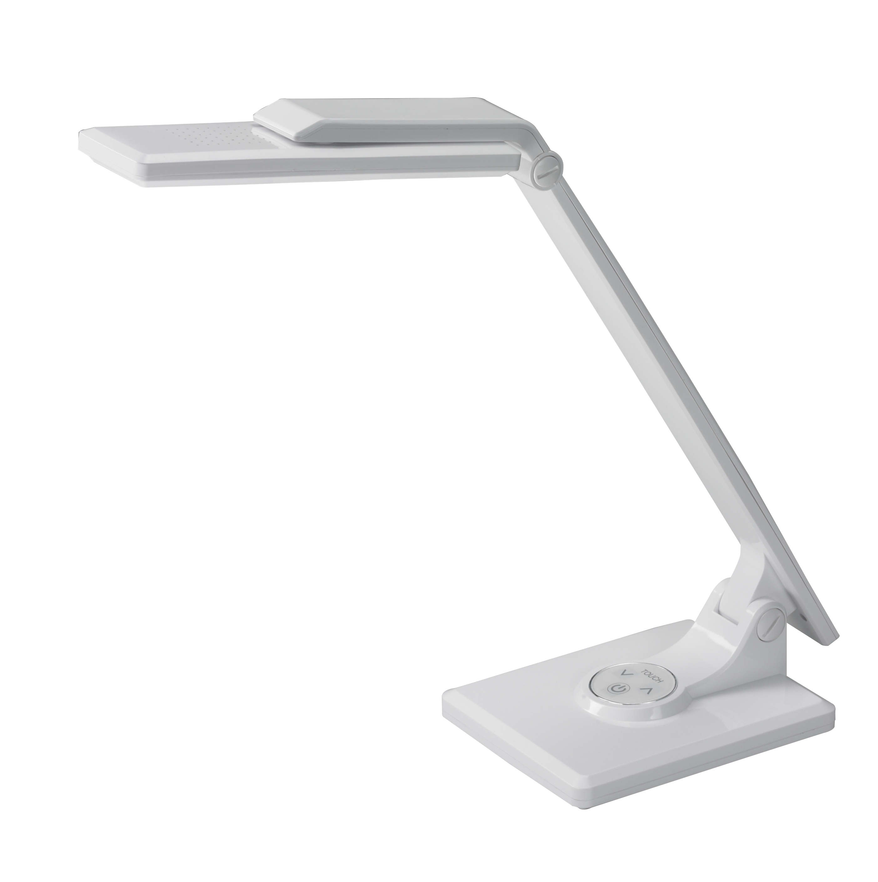 Flexo Vinchi Blanco 9w Fabrilamp: Vista frontal del flexo.