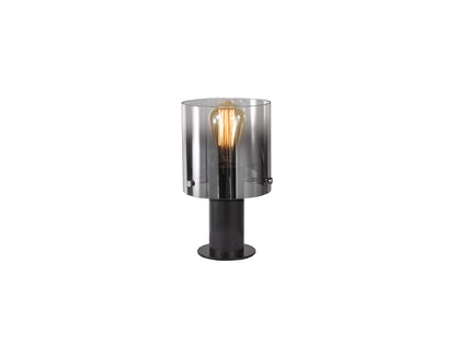 Lámpara de Sobremesa Venize 26 cm Satinado y Cristal Schuller - Negro / Smoke | Schuller · Ref. 12837