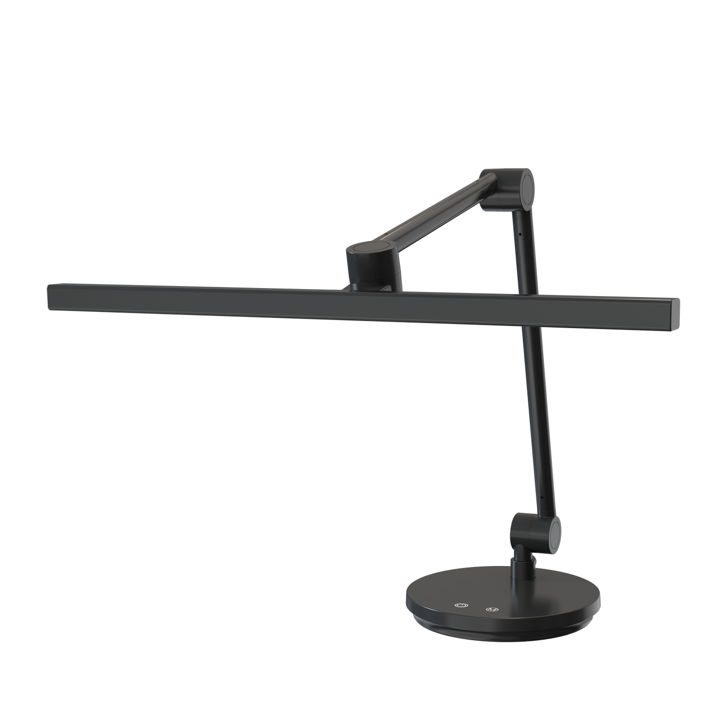 Flexo Borges fabricado en aluminio color negro con luz LED regulable