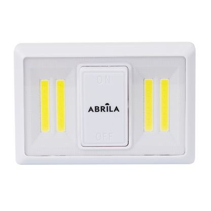 Luz de armario LED COB Umbral 200lm con interruptor, imán, adhesivo y opción para colgar. Fabrilamp.