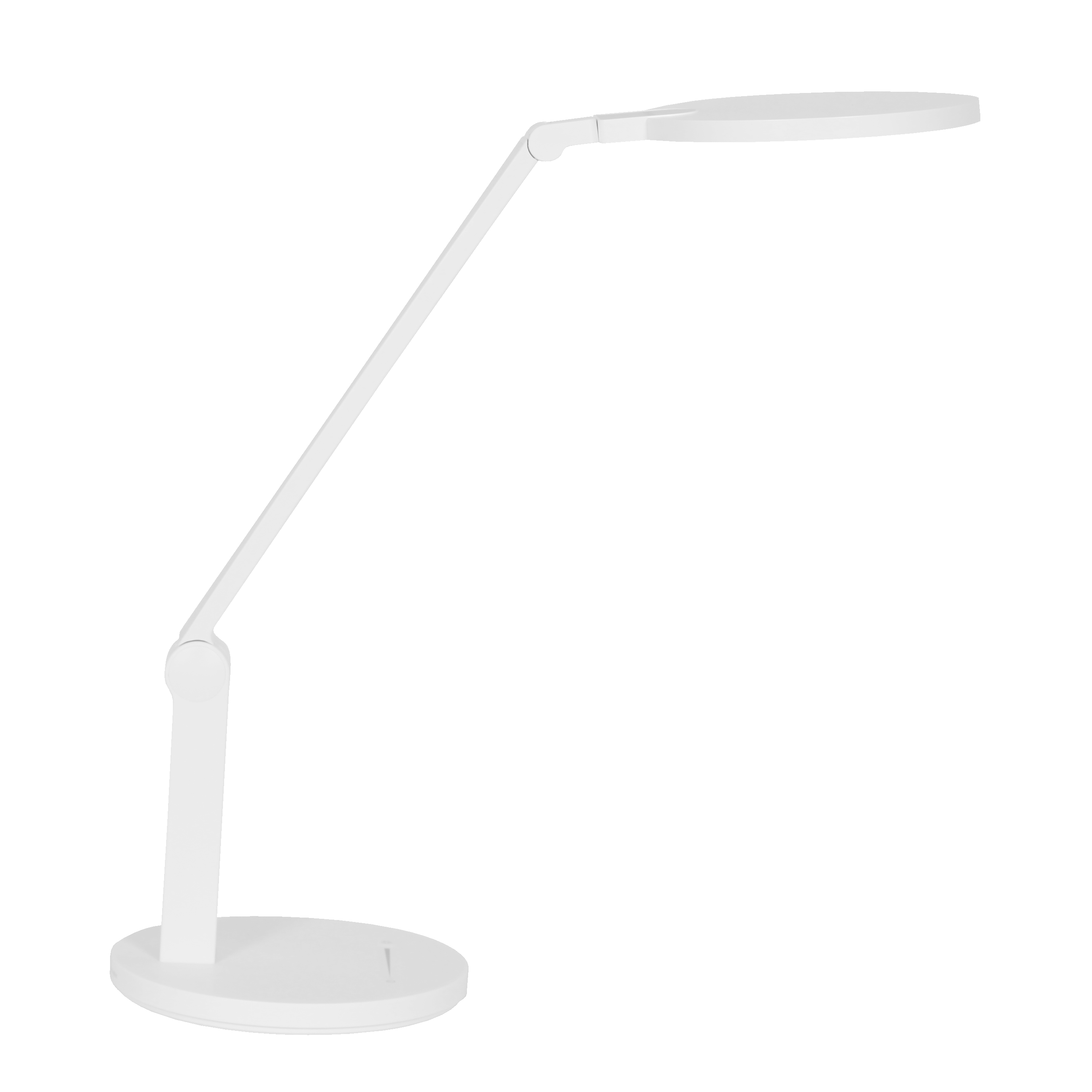 Flexo Lorca LED Blanco 15W, vista frontal, Fabrilamp, luzguru.com